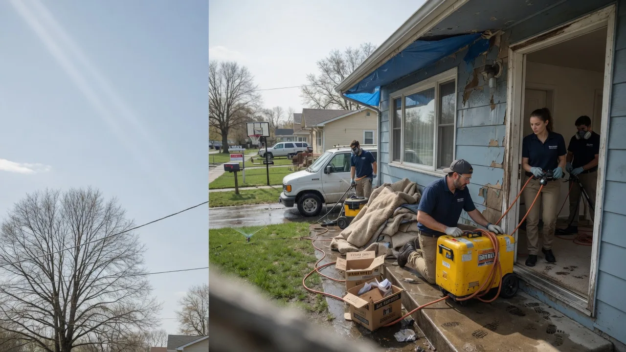 Basement Flood Cleanup in Dennis, KS near me